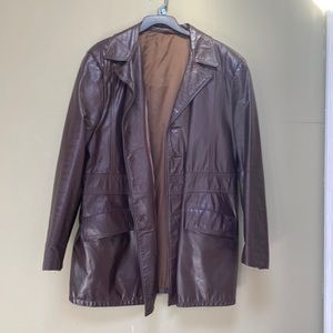 Men’s Leather Coat